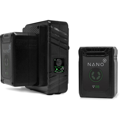 Core SWX NANO Micro 98Wh Lithium-Ion 2-Battery Kit with Dual Travel Charger (V-Mount)