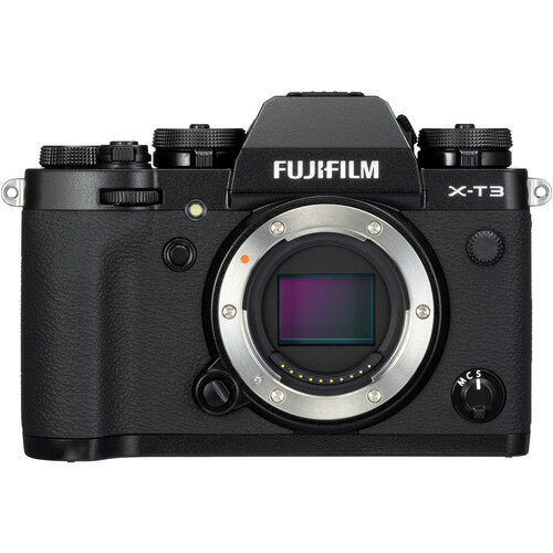FUJIFILM X-T3 WW Mirrorless Camera (Body Only, Black, USB Charging)