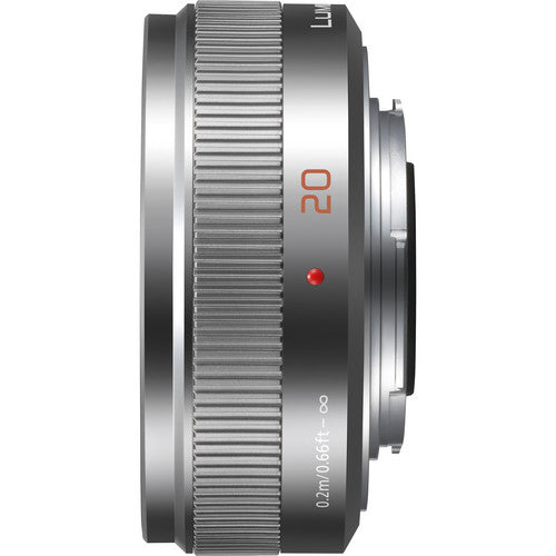 Panasonic LUMIX G 20mm f/1.7 II ASPH. Lens (Silver) — Hot Rod Cameras