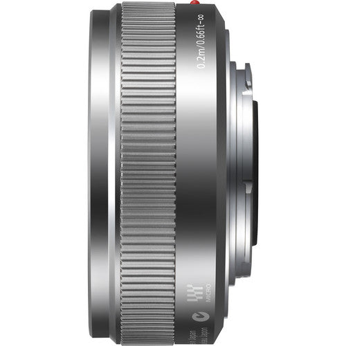Panasonic LUMIX G 20mm f/1.7 II ASPH. Lens (Silver)