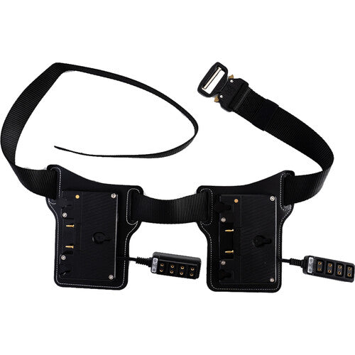 IndiPRO Tools Dual Gold Mount Battery Belt with 10 x D-Tap Outputs