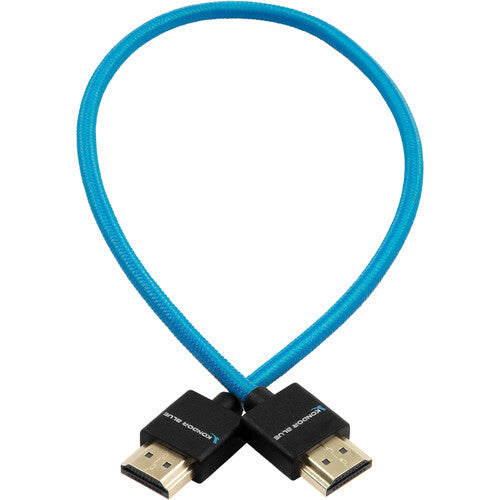 Kondor Blue Braided High-Speed HDMI Cable (Blue, 16")