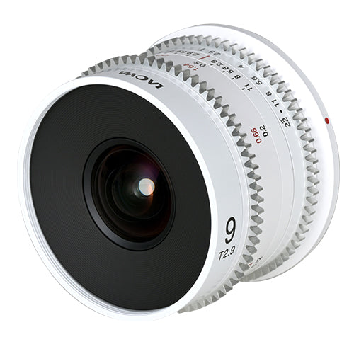 Venus Optics Laowa 9mm T2.9 Zero-D Cine Lens (RF Mount, White)