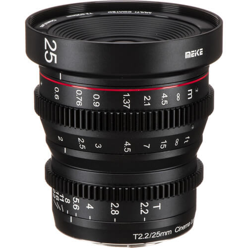 Meike 25mm T2.2 Manual Focus Cinema Lens (MFT Mount) — Hot Rod Cameras