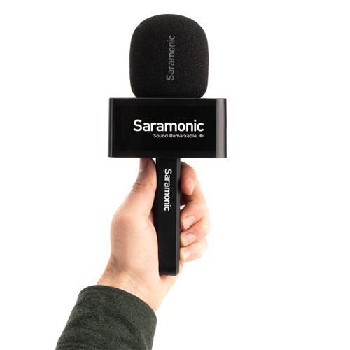 Saramonic Blink 500 Pro HM Handheld Transmitter Holder for Blink 500 Pro TX Transmitters with Foam Windscreen