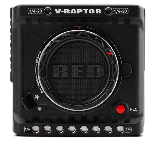 RED DIGITAL CINEMA V-RAPTOR 8K VV + 6K S35 Dual-Format DSMC3 Camera with Starter Pack (Canon RF, Black)