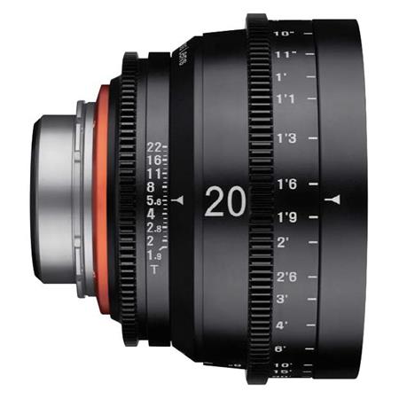 Rokinon Xeen 20mm T1.9 Lens with Canon EF Mount