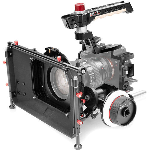 SHAPE Cage with Top Handle, 15mm Baseplate, Follow Focus & Matte Box for Sony a7S III