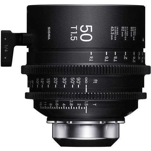 Sigma 50mm T1.5 FF High-Speed Art Prime 2 Lens with /i Technology (PL Mount, Feet)