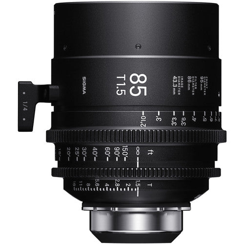 Sigma 85mm T1.5 FF High-Speed Art Prime 2 Lens with /i Technology (PL Mount, Feet)
