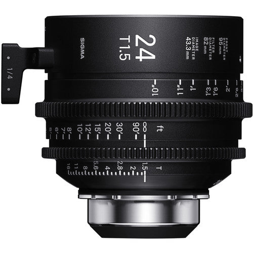 Sigma 24mm T1.5 FF High-Speed Art Prime 2 Lens with /i Technology (PL Mount, Feet)
