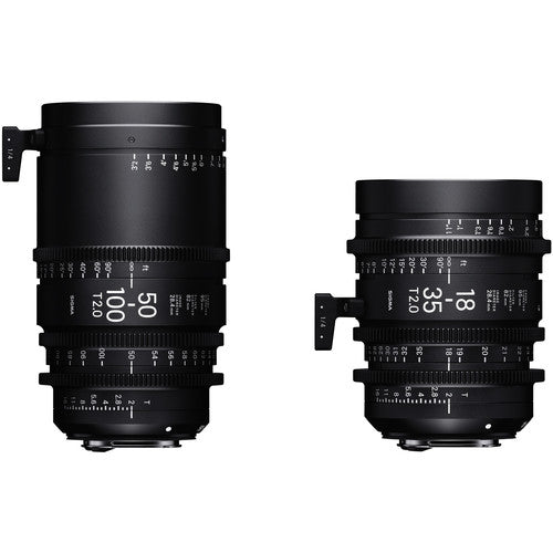 Sigma 18-35mm and 50-100mm Lenses with Case (PL)