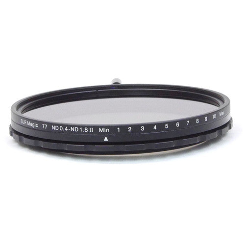 SLR Magic 77mm Variable Neutral Density 0.4 to 1.8 Filter (1.3 to 6 Stops)