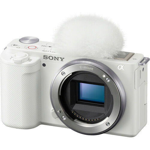 Sony ZV-E10 Mirrorless Camera (Body Only, White) — Hot Rod Cameras