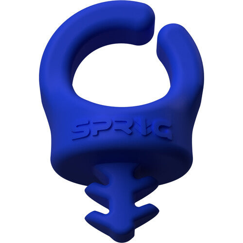 Sprig Cable Management Device for 3/8"-16 Threaded Holes (3-Pack, Blue)