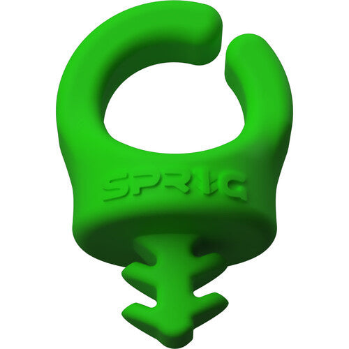 Sprig Cable Management Device for 1/4"-20 Threaded Holes (6-Pack, Green)