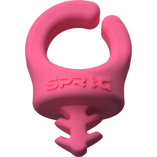 Sprig Cable Management Device for 3/8"-16 Threaded Holes (3-Pack, Pink)