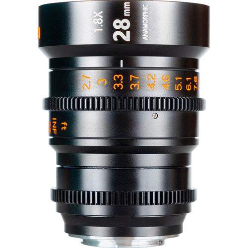 Vazen 28mm T2.2 1.8x Anamorphic Lens (RF Mount, Amber)
