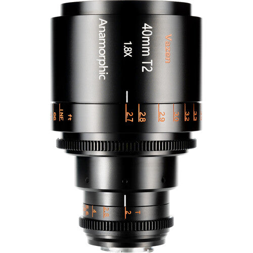 Vazen 40mm T2 1.8x Anamorphic Lens (MFT Mount, Amber)
