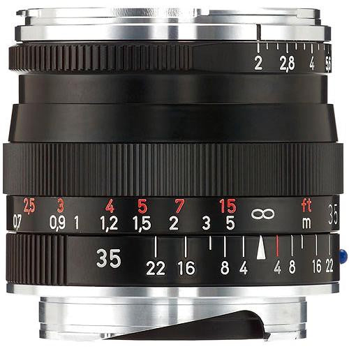 Zeiss Wide Angle 35mm f/2 Biogon T* ZM Manual Focus Lens for Zeiss Ikon and Leica M Mount Rangefinder Cameras -Black