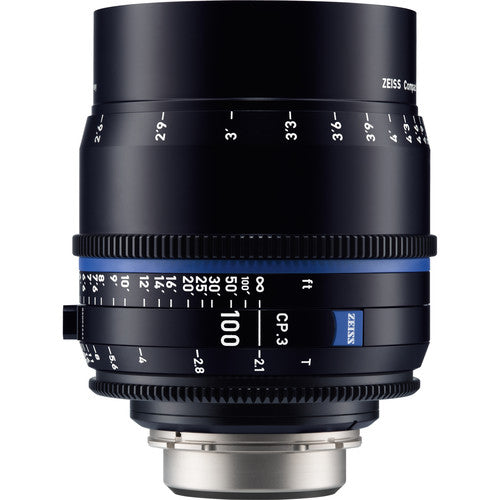 Zeiss CP.3 100mm T2.1 Compact Prime Lens (MFT Mount)