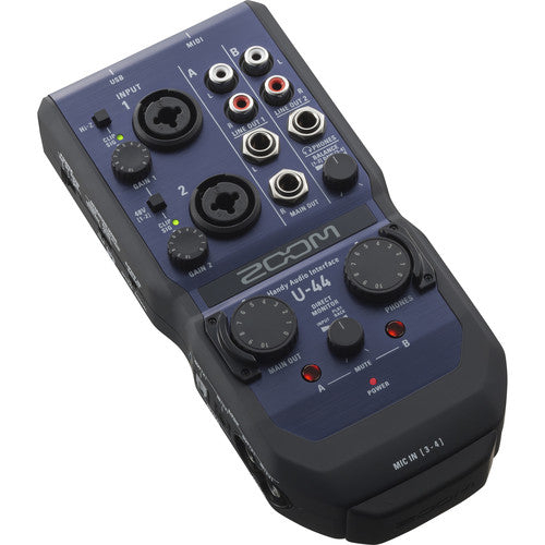 Zoom U-44 Handy 4-In/4-Out Audio Interface — Hot Rod Cameras